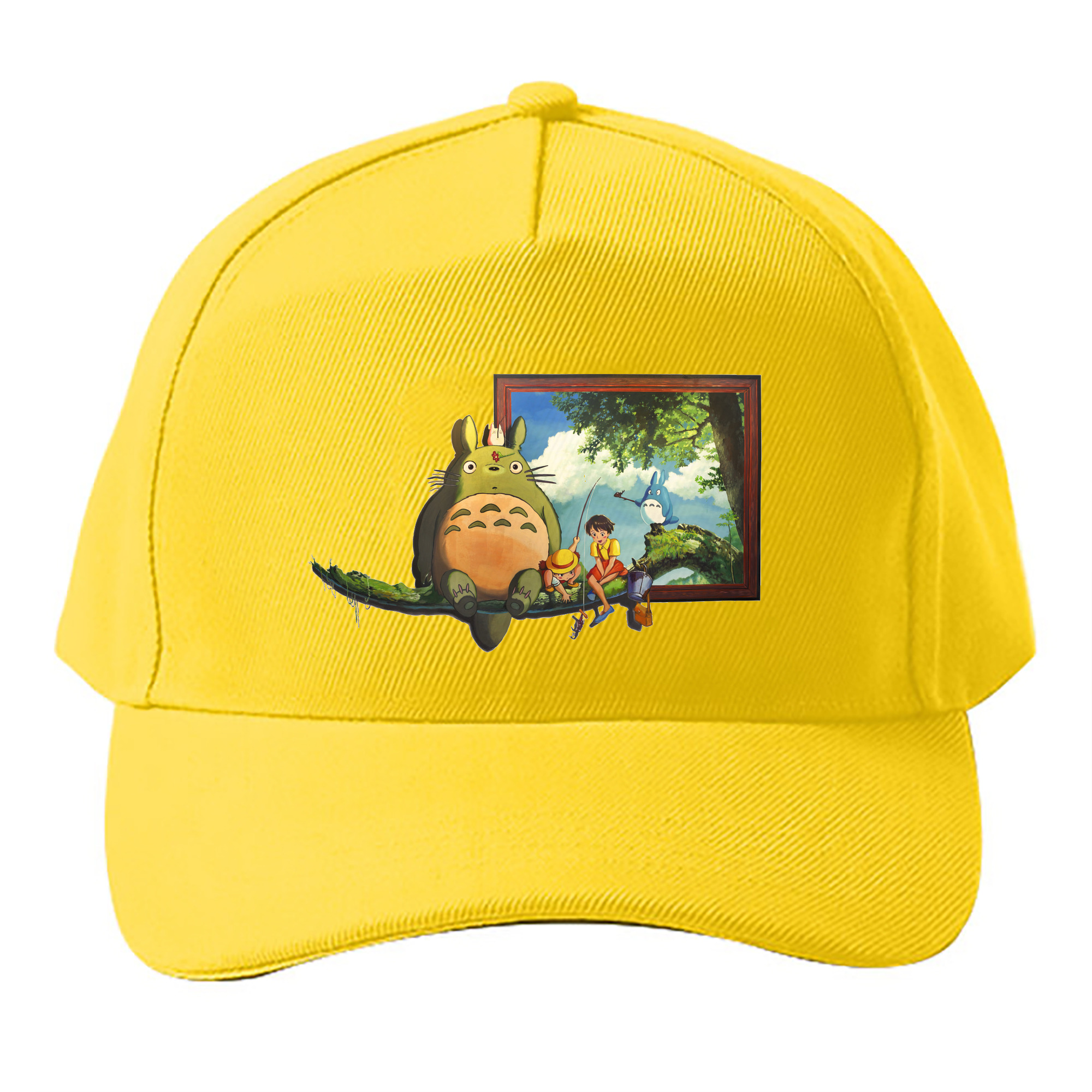 （画像用） となりのトトロ 草壁メイ 草壁サツキ My Neighbor Totoro Satsuki Kusakabe Mei Kusakabe ベースボールキャップ 綿100％ 男女兼用 帽子 スポーツ